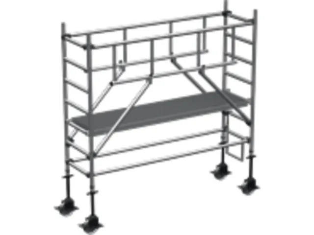 rolsteiger,werk H 3,35m,steiger H 2,65m,BxD 2500x750mm