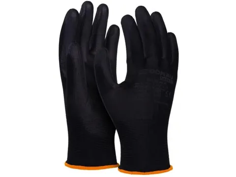 veiligheidshandschoenen PU zwart maat S