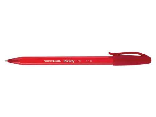 Balpen Paper Mate Inkjoy 100 medium rood