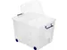 Boîte de rangement Couvercle double accès 65L transparent