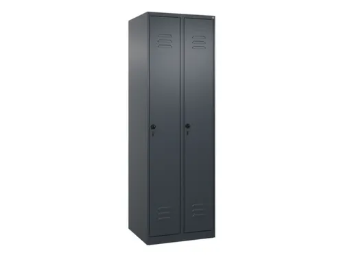 locker voor scheiding van kleding,HxBxD 1850x600x500mm,2vak