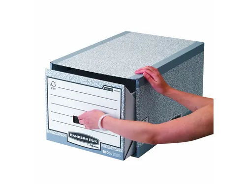Archieflade Bankers Box A4 System A4 grijs
