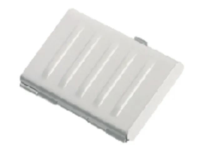 Visitekaartenhouder 2 vaks mat aluminium