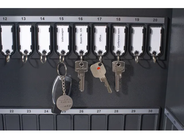 Sleutellabel Pavo magnetisch 10 stuks assorti