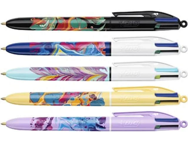 BIC Colours Hydro Purple 4-kleurenbalpen medium