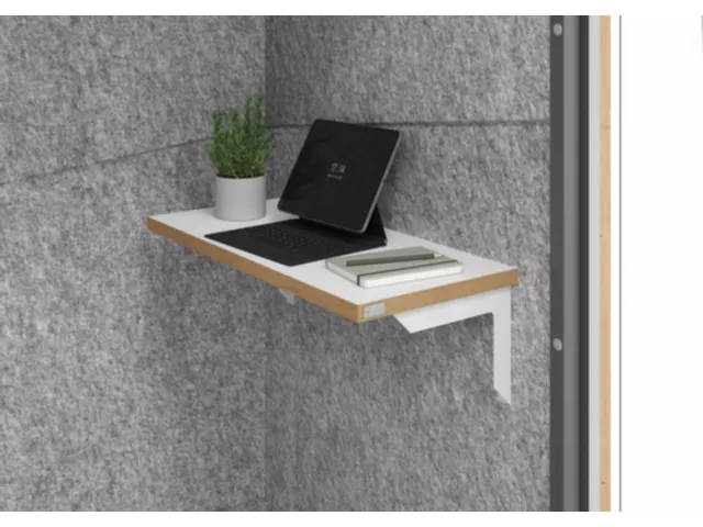 Cabine téléphonique acoustique 2175x1035x1000mm paroi agglomérée