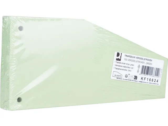Trapezium Verdeelstroken 100 Stuks Groen
