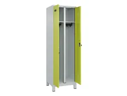 locker voor scheiding van kleding,HxBxD 1950x600x500mm,2vak