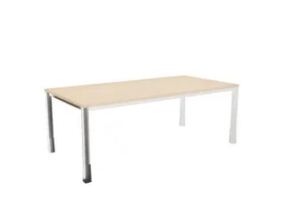 In hoogte verstelbaar bureau,HxBxD 720-840x2000x1000mm,NE-esdoorn - 2