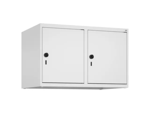 opzetkast,v. locker,2vak.,vak B 400mm,HxBxD 500x800x500mm,vleugeldeur