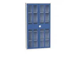 universele kast,HxBxD 2000x1050x350mm,4xStalen bodem,draaigrendelslot