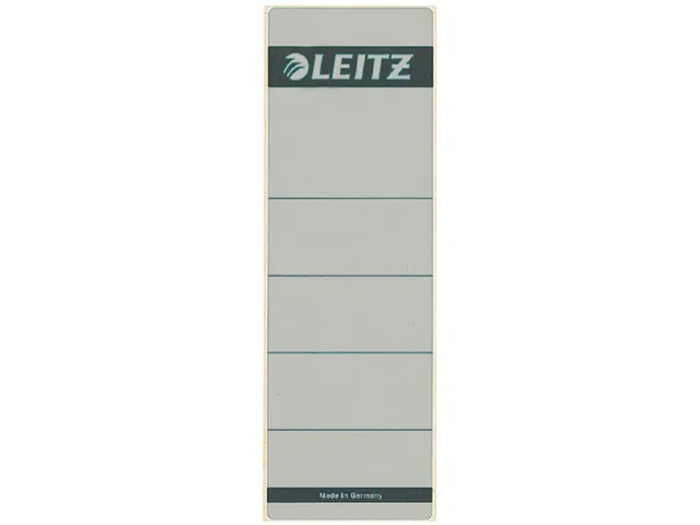 Rugetiket Leitz 1642 62x192mm Grijs Zelfklevend