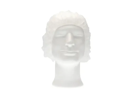 Haarnet CMT bouffant non-woven L 53cm PP wit 100 stuks