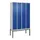 locker,HxBxD 2120x1200x500mm,4vak,vak B 300mm,cil.-slot,voetonderstel