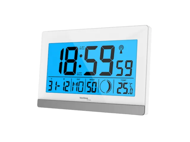 Digitale wekker Technoline WS 8056 144x96x38mm wit/zilver