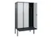 locker voor scheiding van kleding,HxBxD 2120x1200x815mm,3vak
