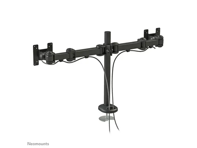 OUTLET Monitorarm FPMA-D960DG 2 Schermen tot 27 Inch met Doorvoer Zwar