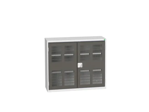 wandkast 900x1050x350mm 2xStalen bodem sokkel Ral 7035 front Ral 7016