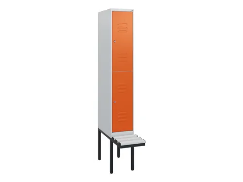Dubbeldekse dekenkist,HxBxD 1950x300x815mm,1x2vak.,vak B 300mm