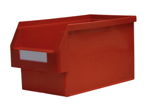 Magazijnbakken Pe Hxbxd 200X200X350/300Mm Rood
