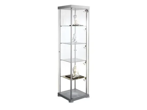 Vitrine Design Hxbxd 1800x425x425mm 4 Glazen Legborden