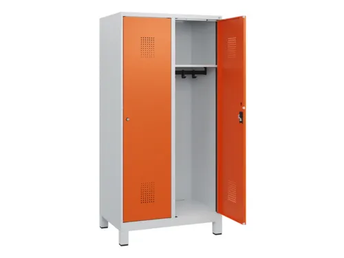 schoollocker,HxBxD 1630x800x500mm,2vak,vak B 400mm,cil.-slot,voeten