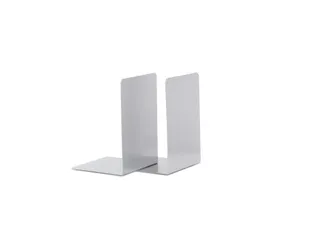 Boekensteun MAUL aluminium 12x12x17.5cm set 2 zilver - 8