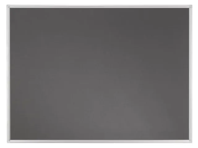 Presentatiewand Hxb 150X120Cm Aluminium Frame Grijze Vilt