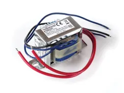 Open-Chassis Transformator 6 VA 2x12V~ 250mA MAX.