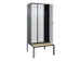 locker voor scheiding van kleding,HxBxD 2120x900x815mm,3vak