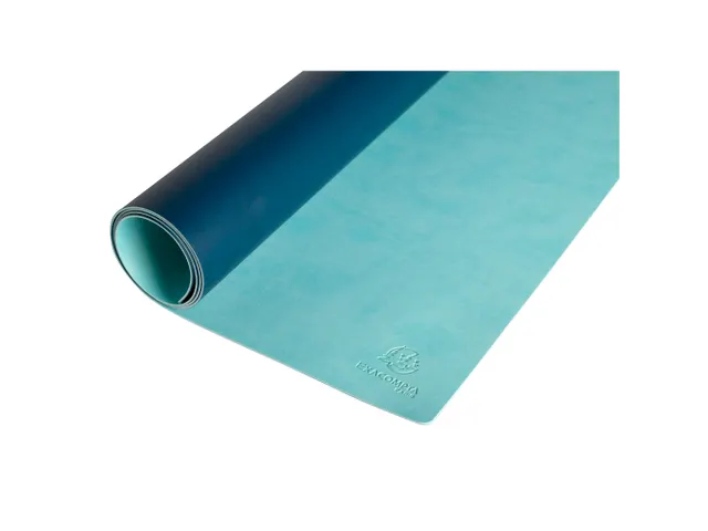 Onderlegger PU 40x80 cm tropisch/cyaan
