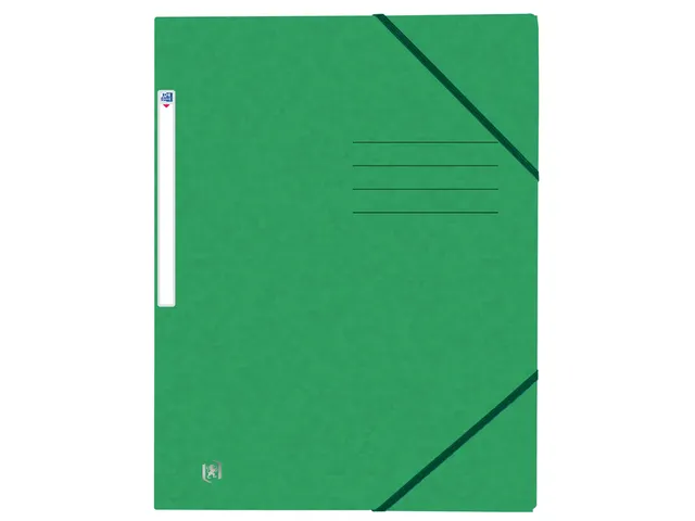 Elastomap Oxford Top File+ A4 groen karton
