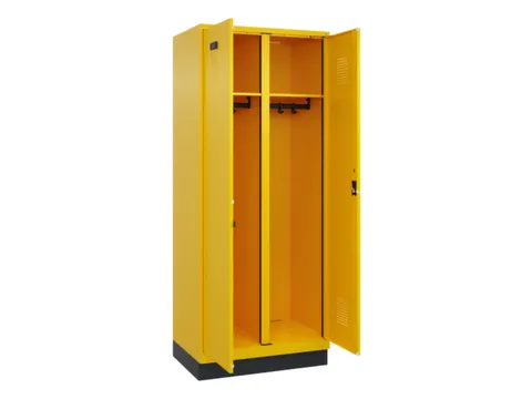 locker voor scheiding van kleding,HxBxD 1950x800x500mm,2vak