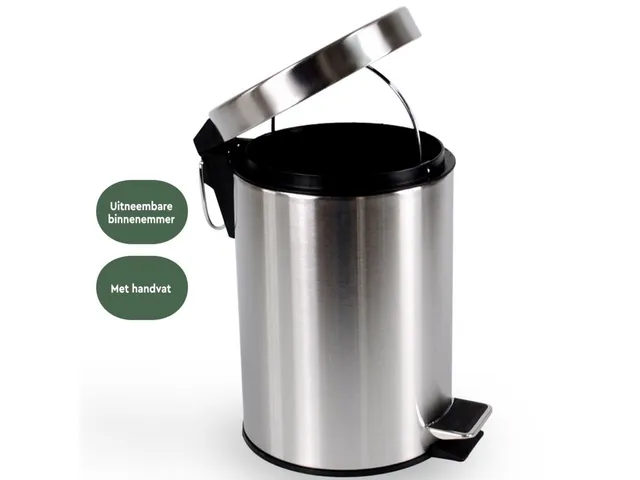 Pedaalemmer RVS 20 Liter