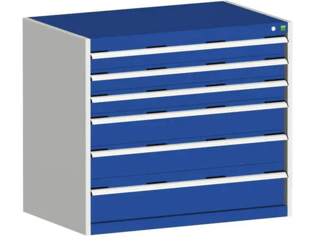 ladekast HxBxD 900x1050x650mm 6laden zware lasten RAL7035 RAL5010