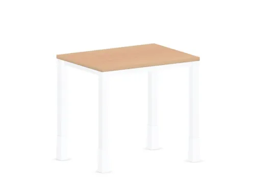 In hoogte verstelbaar bureau,HxBxD 720-840x800x600mm,NE-esdoorn