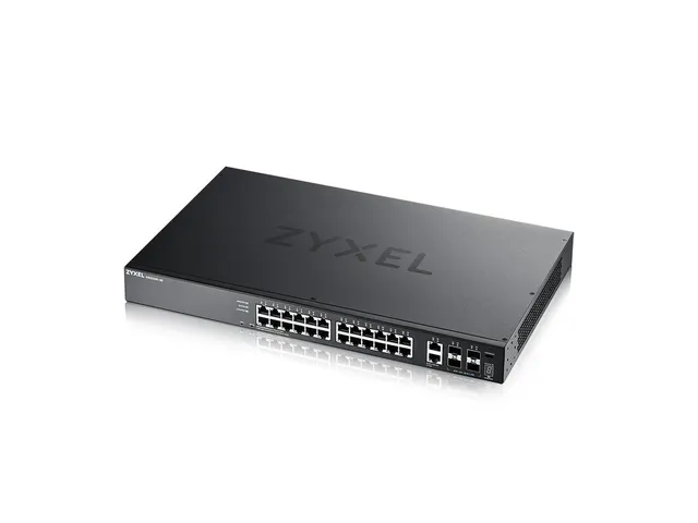 Zyxel XGS2220-30, Managed, L3, Gigabit Ethernet (10/100/1000), Rack-mo