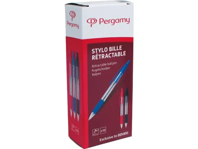 balpen Retract, medium punt, blauw