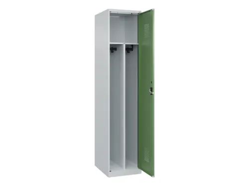 locker voor scheiding van kleding,HxBxD 1850x400x500mm,1vak