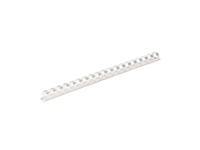 Plastic Bindrug 21 Rings Wit 10mm Doos 100 stuks