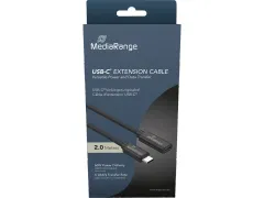 MRCS245 MEDIARANGE Verlengkabel USB 3.2 USB-C 5m 60 W zwart