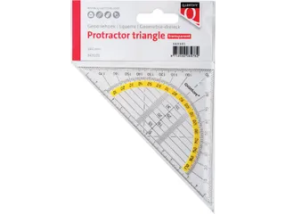 Geodriehoek Quantore 14Cm Transparant - 1