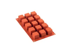 Silikomart Siliconen 1/3 GN Bakmat SILICON FLEX Cube 35mm SF105