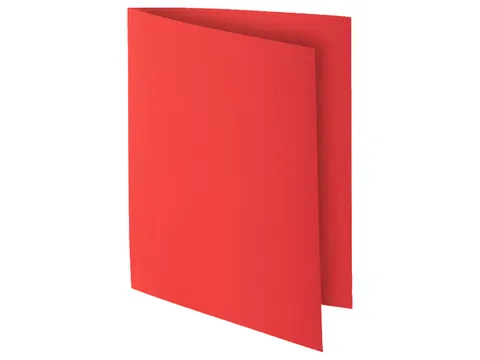 10 dossiermappen ROCK''S 220 - 24x32cm-Rood