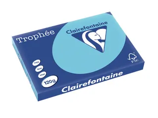 Trophée Pastel gekleurd papier A3 120 gram 250vel Helblauw - 1