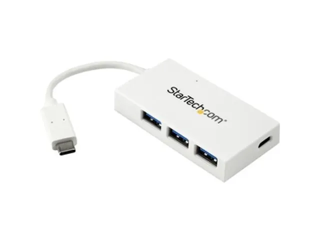 4 Port USB C Hub - 1x USB C & 3x USB A