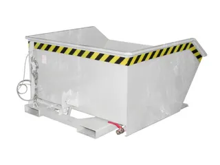 Kiepbak voor spaanders,HxLxB 680x1440x1280mm,0,75m³,draagverm. 1000kg - 1
