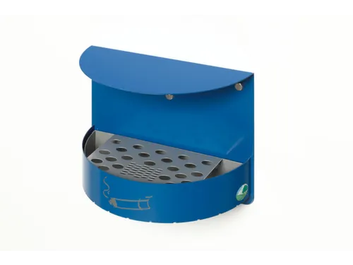 Wandasbak 1.5 liter 230x300x150mm Gentiaanblauw Slot Staal