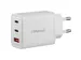 Intenso GaN Power adapter 65 W 2x USB-C 1x USB-A Wit