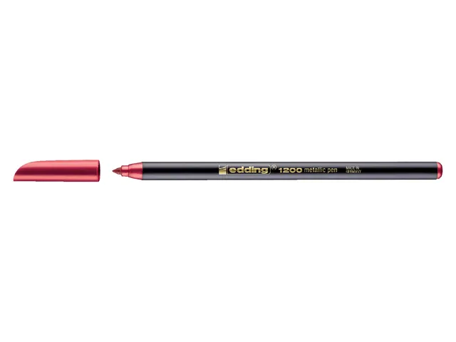 Fineliner edding 1200 metallic rood 1.0mm